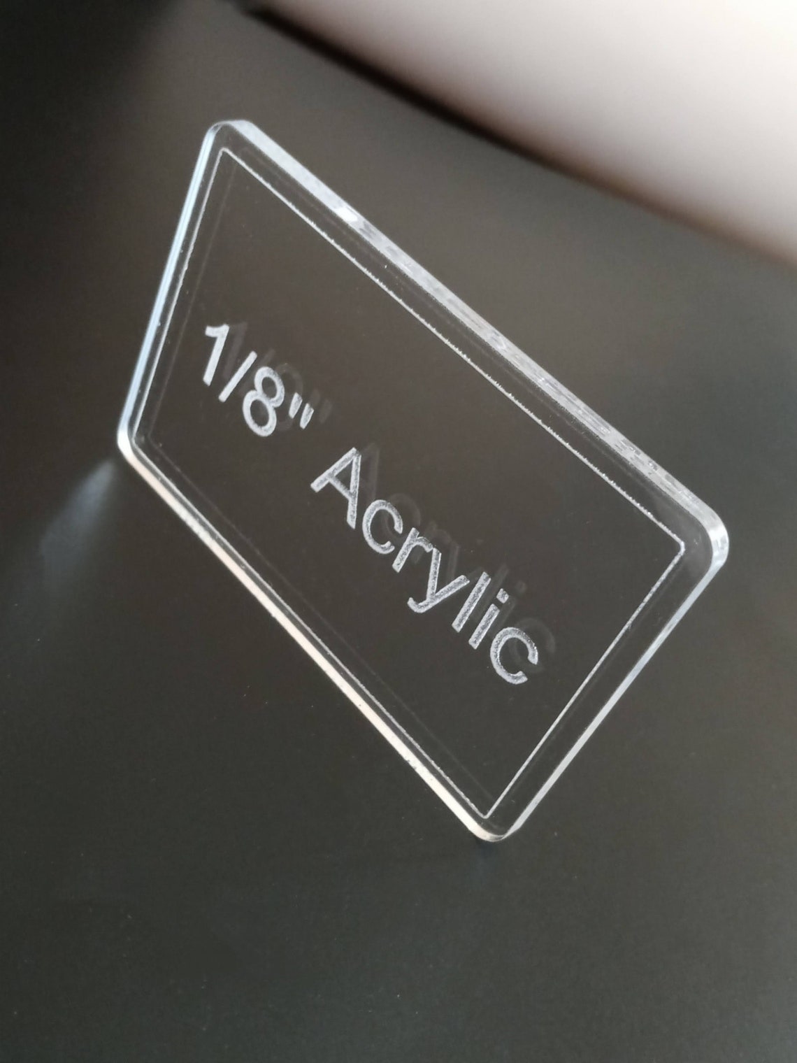 1/8 Clear Acrylic Sheet 19.5 x 11.875 Etsy