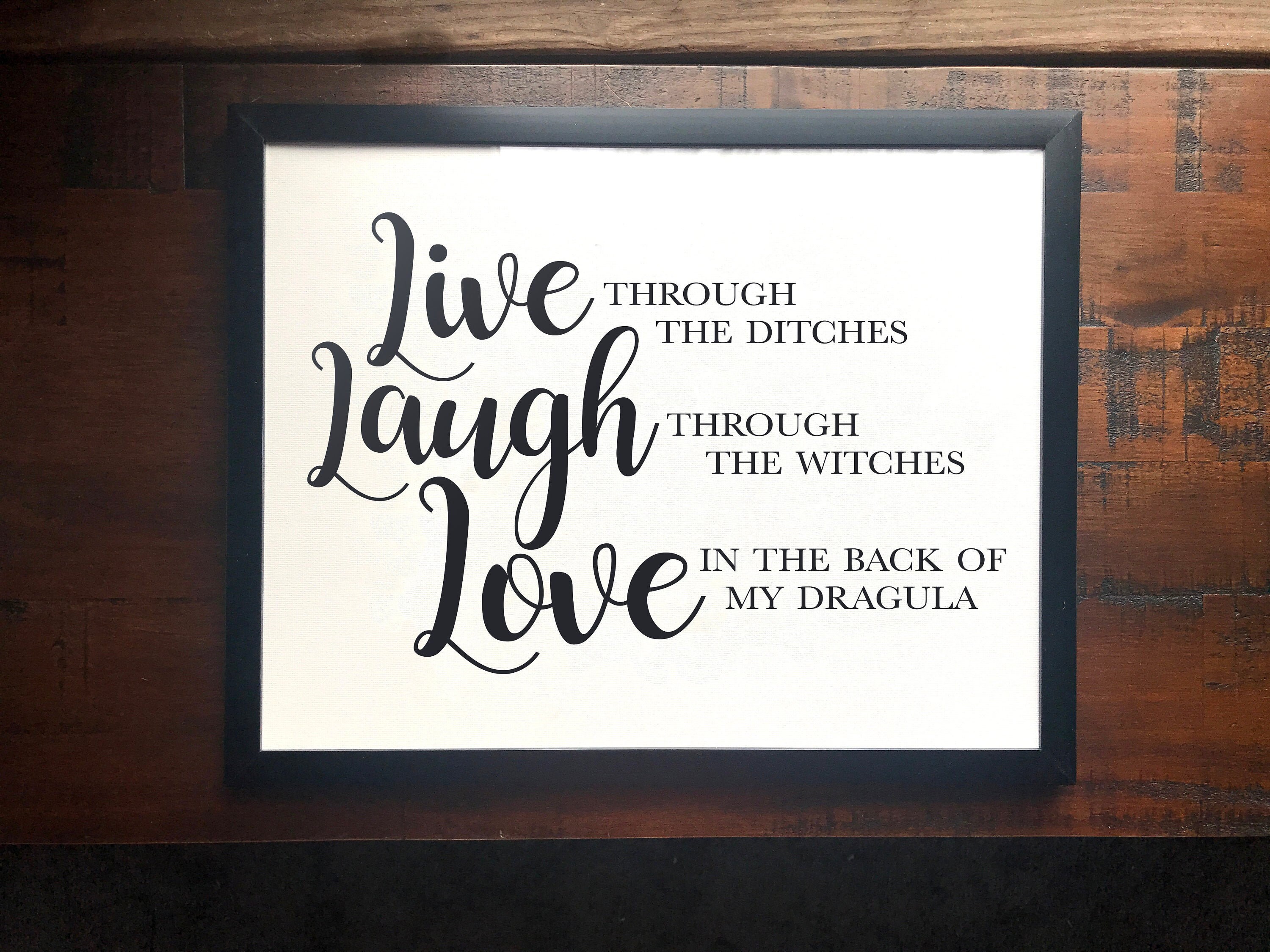 Live Laugh Love Sign Popular Metal Song Lyrics Parody Etsy