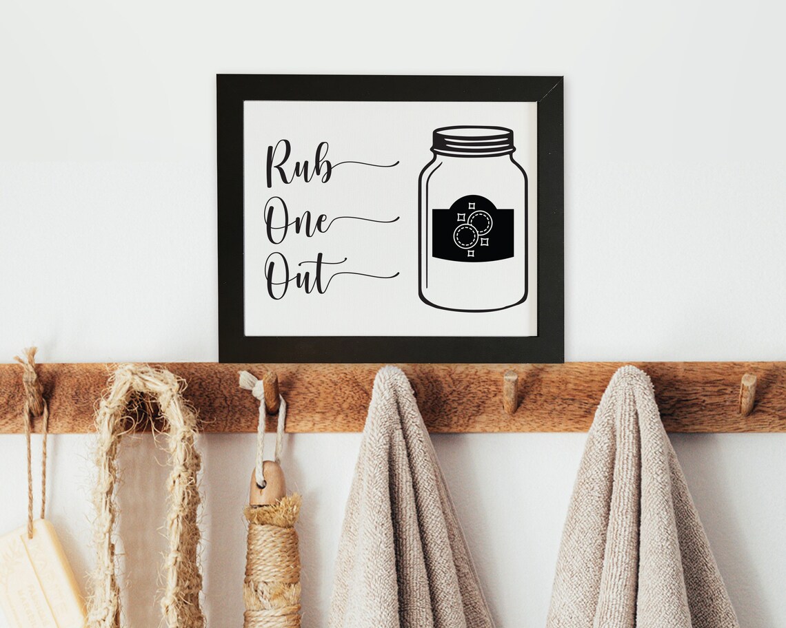 Funny Bathroom Wall Decor Funny Bathroom Signs Funny | Etsy