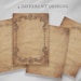 Victorian Poetry Parchment, Gothic Stationery Paper Set A4 | A5 | A6 ...