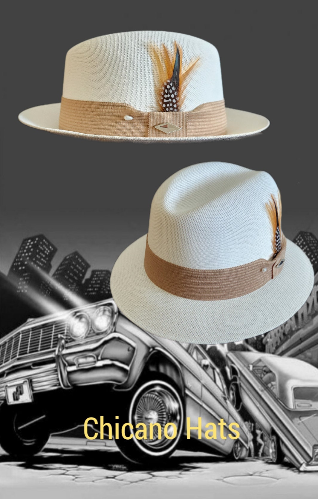 ガルシア VIEJO HAT【58】ローライダー チカーノ ウエストコーストGB GARCIA HAT【58】ローライダー チカーノ ウエストコースト VIEJO