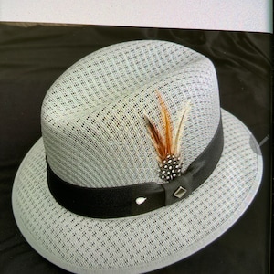Light Gray Fedora Chicano Lowrider
