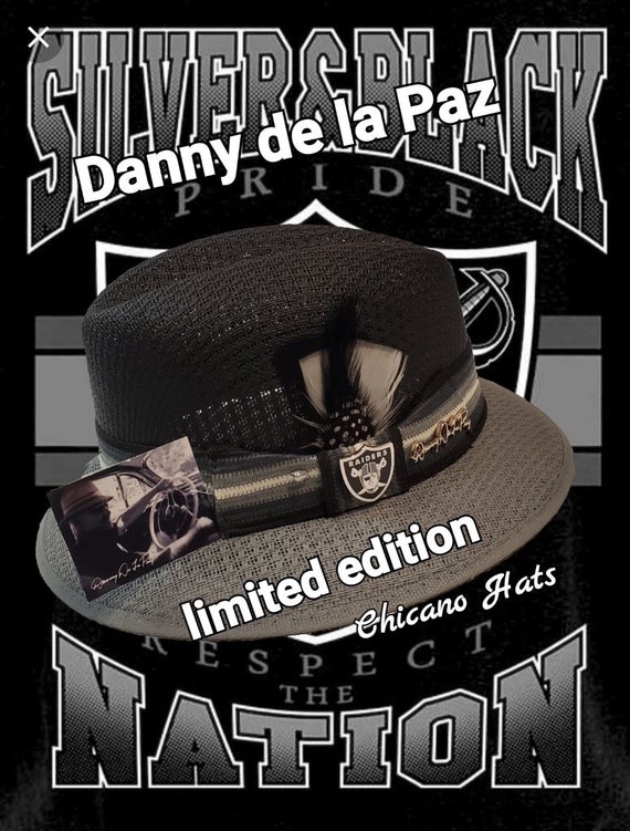 Danny De La Paz Raider Signature Two Tone Black Lowrider Hat