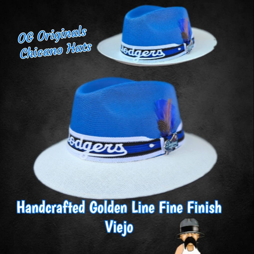 LA Dodger Fedora Hat Etsy