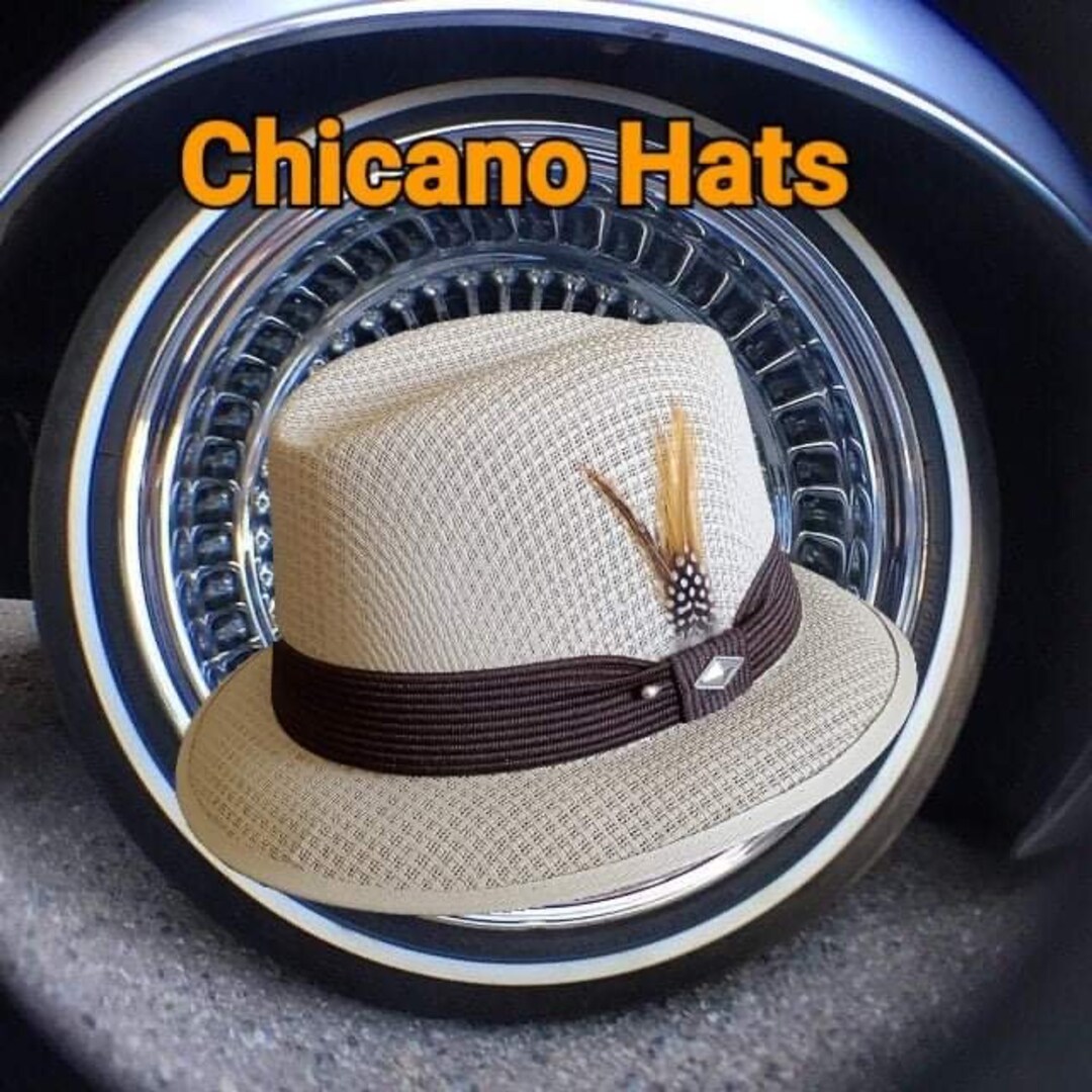 Classic Traditional Garcia Khaki Fedora Lowrider - Etsy
