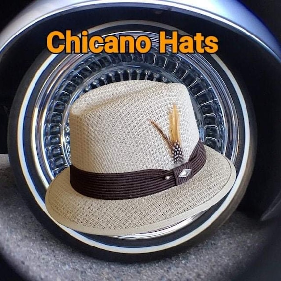 Classic Traditional Garcia Khaki Fedora Lowrider - Etsy