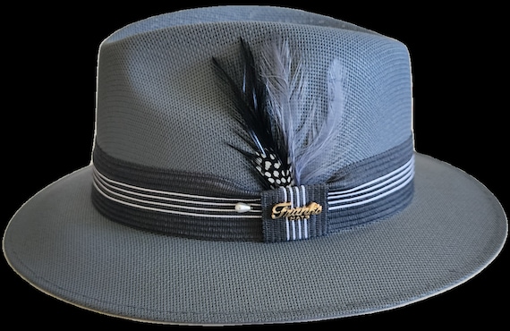 Goldline Viejo Garcia Oxford Gray Fedora Lowrider - Etsy