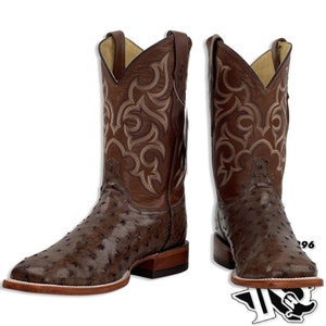Justin Men's Full Quill Ostrich Western 