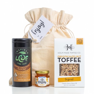 Original Hazelnut Toffee & Tea Bundle - Made in Oregon Gift Set