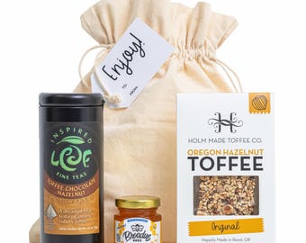 Original Hazelnut Toffee & Tea Bundle - Made in Oregon Gift Set