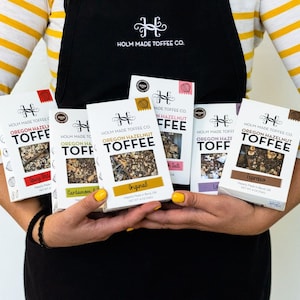 Toffee Gift Pack - Hazelnut Toffee - Made In Oregon - Artisan Toffee Candy Gift Set