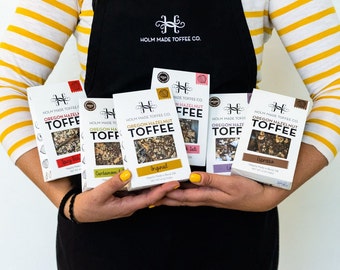 Toffee Gift Pack - Hazelnut Toffee - Made In Oregon - Artisan Toffee Candy Gift Set