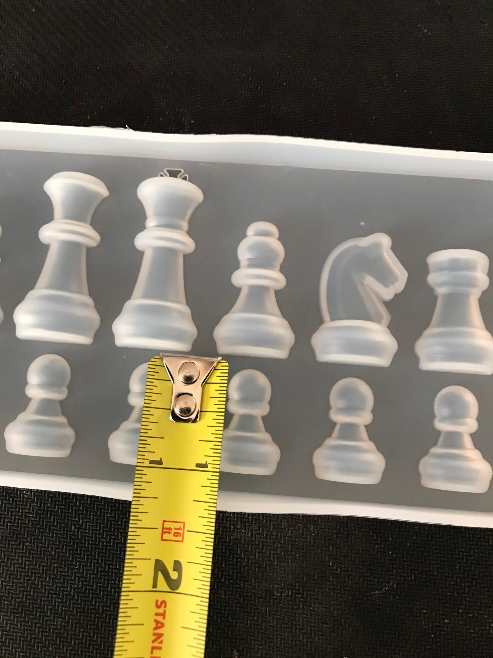 2 Piece New Chess Board Silicone Mold DIY Epoxy Casting Mold Etsy