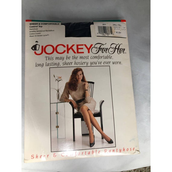 Jockey For Her Vintage Pantyhose New In Original Gem