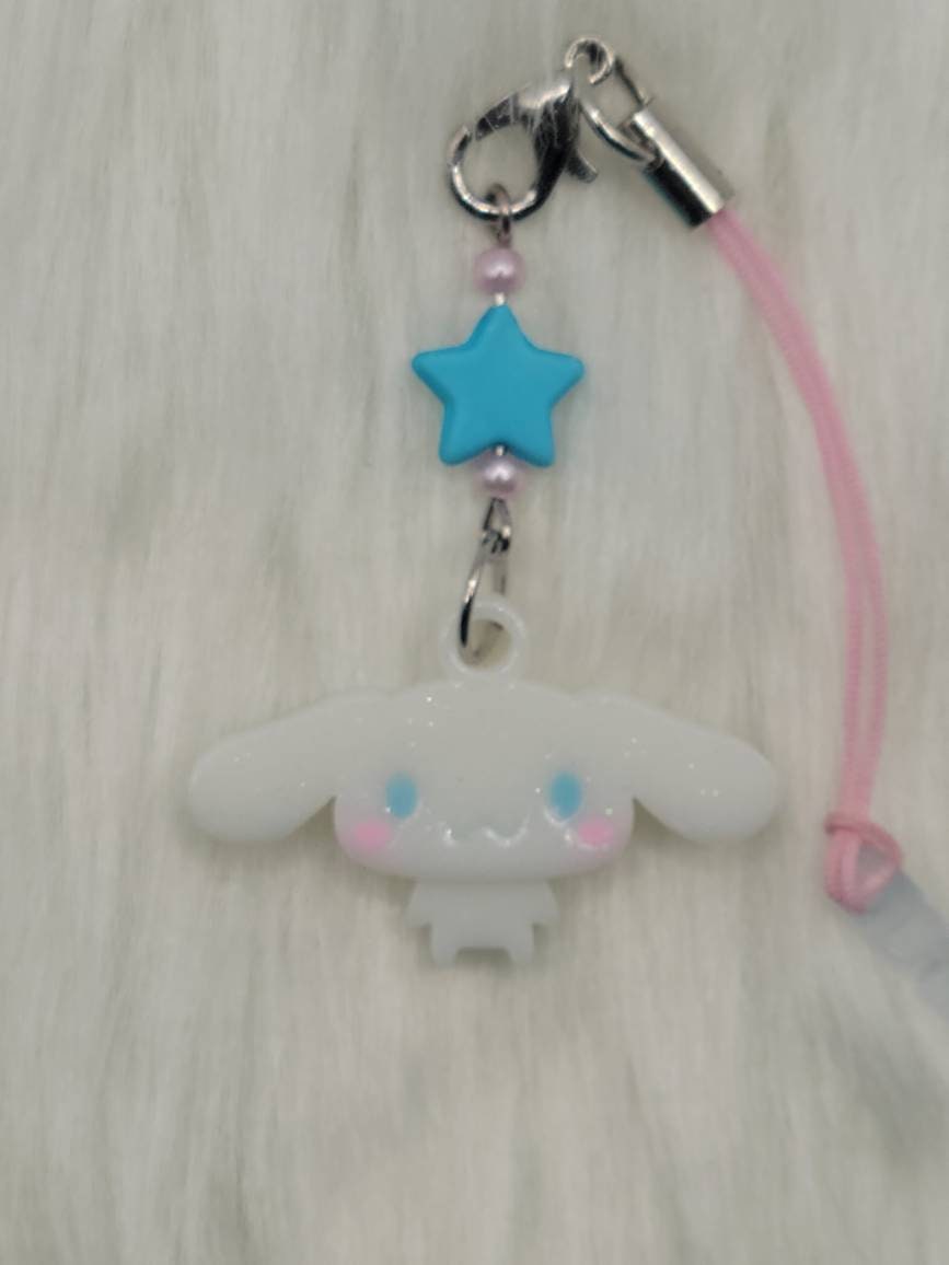 Cinnamoroll Phone Charm/Keychain Plugs & Charms Cell Phone Accessories