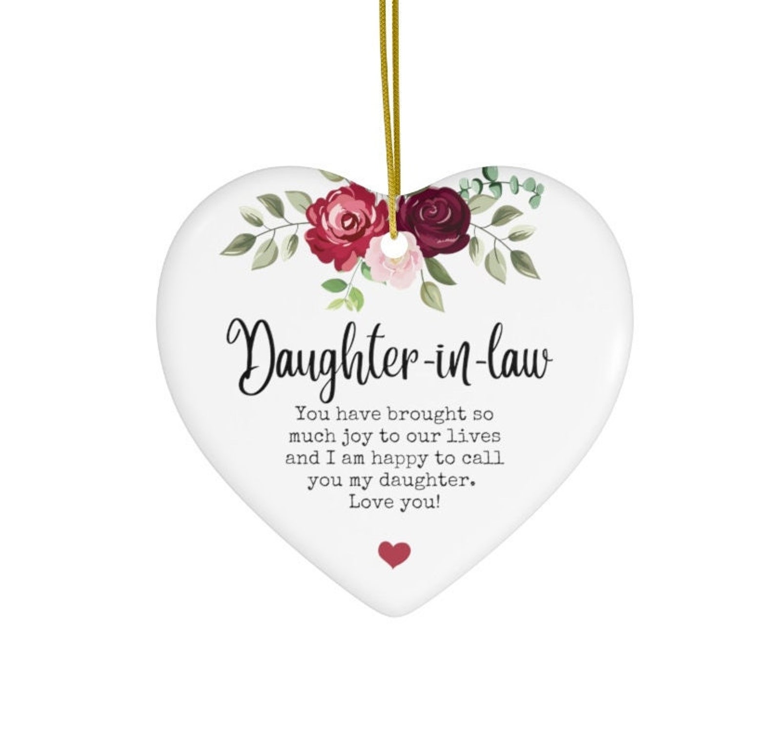 12. Daughter-in-Law Ceramic Ornament