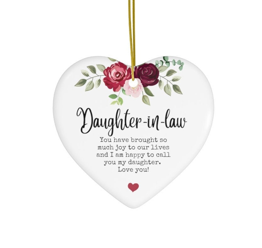 Discover Daughter-in-Law Ceramic Ornament Christmas