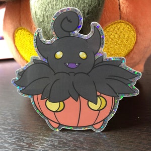 Pumpkaboo Glittery Sticker