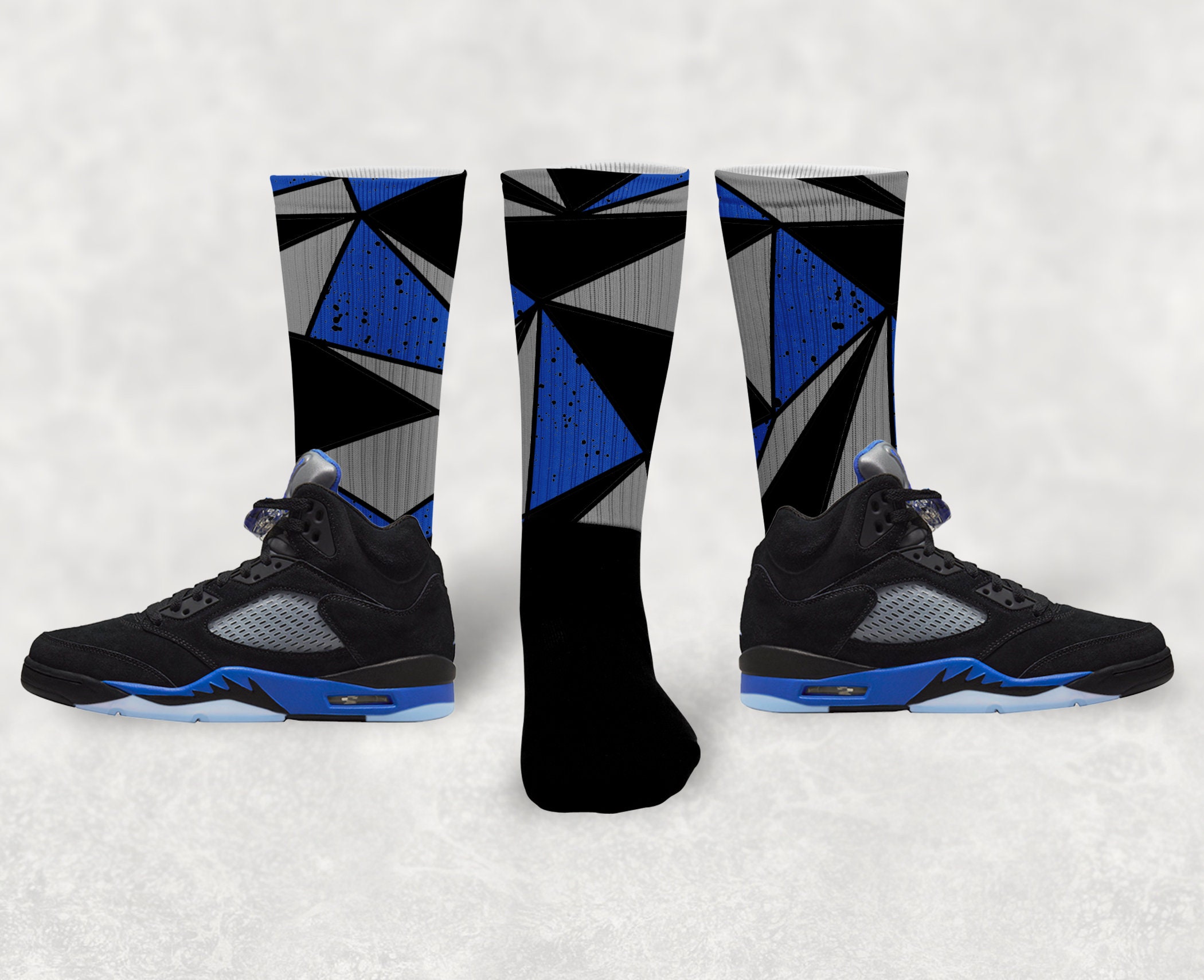 blue jordans socks