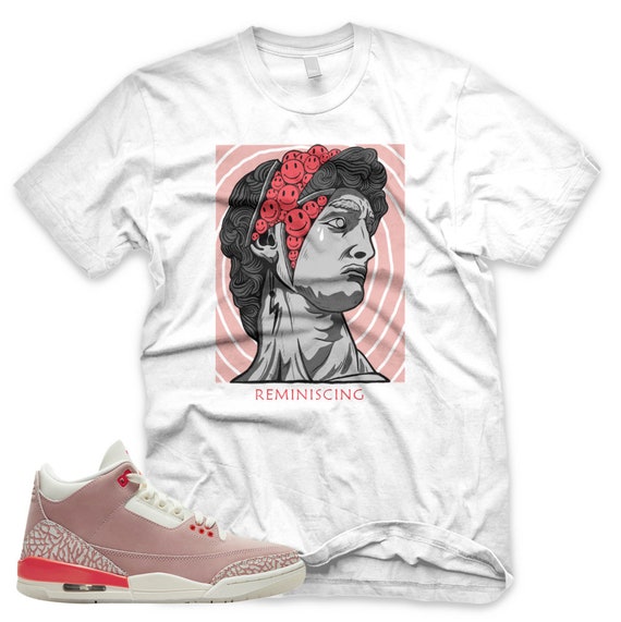 cobre Serena Mamá Camiseta de partido de zapatillas Jordan 3 Retro Rust Pink - Etsy España