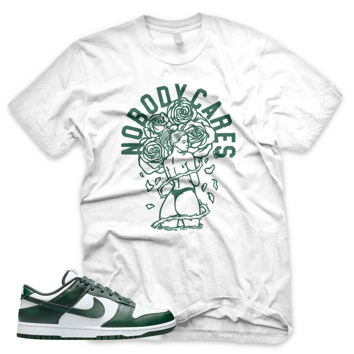 Sneaker Match Shirt Nike Dunk Low Varsity Green Match Etsy UK