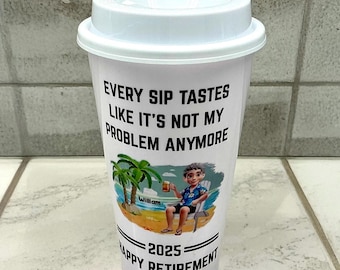 Anpassad resekopp med fotokaffe | 473 ml återanvändbar BPA-fri | Resekopp med logotyp