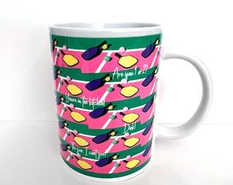 Pickleball Mug With Sayings | 15 oz Ceramic Coffee Mug | 4 Colors