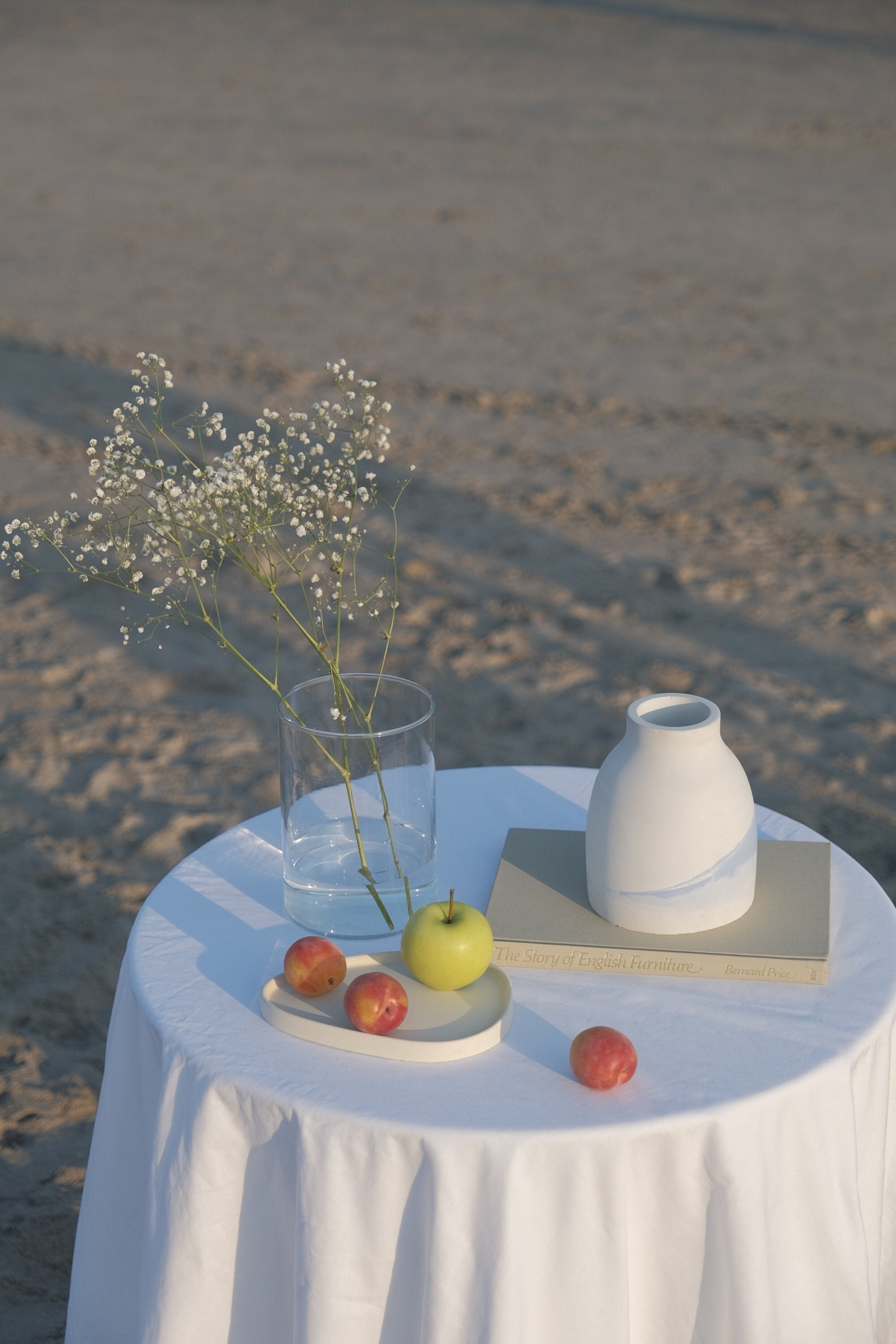 Vase en Béton | Décor Danois Pastel| Vase Fait à La Main Unique Son Genre Décoratif| Cuves Ciment| D