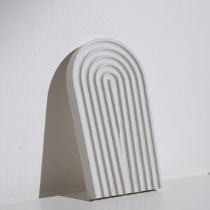 Bandeja de hormigón/Bandeja de cemento/Bandeja decorativa/Bandeja de arco iris/Bandeja de hormigón de arco/Decoración minimalista/Bandeja de baratijas/Decoración moderna para el hogar/Nuevo regalo para el hogar Fresh cotton