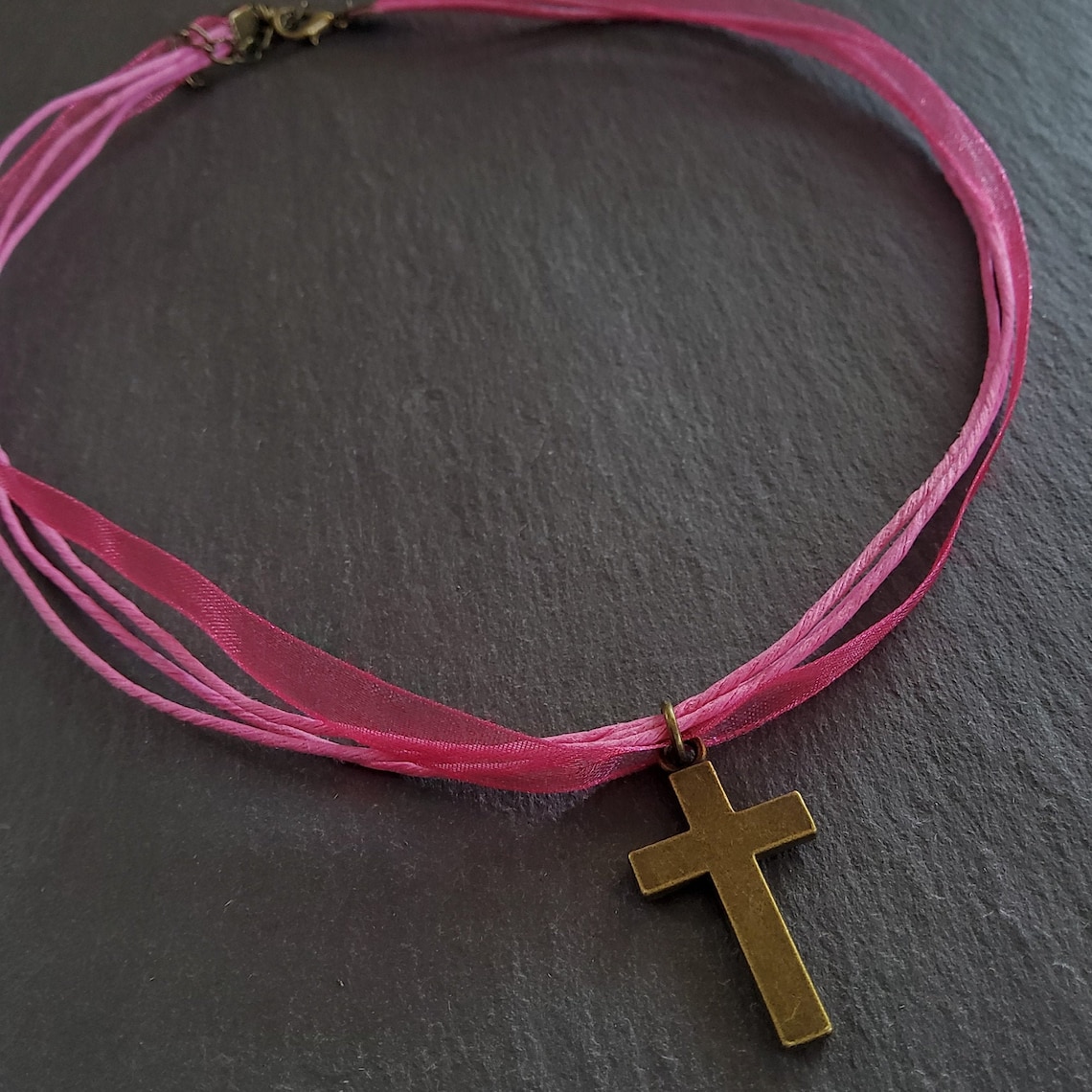 Christian Cross Necklace Etsy
