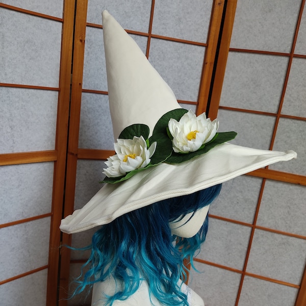 White Adult Witch Hat - Etsy