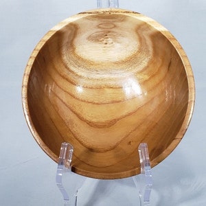 One of a Kind Hand Turned Wood Fruit Bowl
