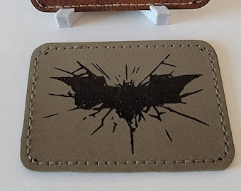 The Dark Knight Iron On Leather Patch