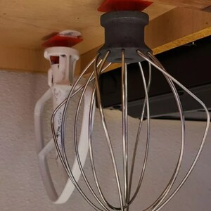 4 PACK Holder Organizer Storage Hanger For KitchenAid Mixer Attachment