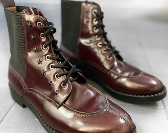 Authentic Jimmy Choo “Troy” Combat Boots, Size EU45 RRP 1271