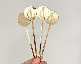 Custom Drink Stirrers | Personalized Drink Stirrers | Wedding and Event Drink Stirrers