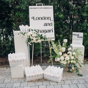 Wedding Welcome Sign - Acrylic Wedding Signs - Solid Acrylic Sign - Modern Wedding Decorations