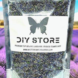 Lavender Organic French Flower Buds ~ Top Grade Wedding Culinary