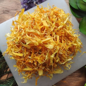 Calendula Petals Wild Crafted Dried Edible Bulk ~ Calendula Officinalis