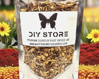 Licorice Root Wildcrafted Dried Cut/Strips/Powder ~ Glycyrrhiza Glabra
