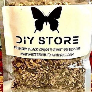 Black Cohosh Root Wild Crafted Dried Cut ~ Cimicifuga Racemosa