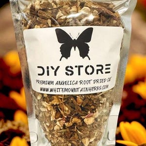 Angelica Root Wild Crafted Dried Cut ~ Angelica Archangelica Officinalis