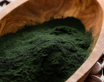 Poudre de spiruline biologique ~ Super aliment d'algues bleu-vert
