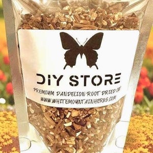 Wild Crafted Dried Dandelion Root Cut ~ Taraxacum Officinale