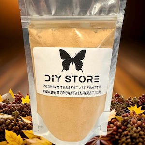 Tongkat Ali Wild Crafted Fresh Ground Red & Yellow Root Powder ~ Eurycoma Longifolia Jack