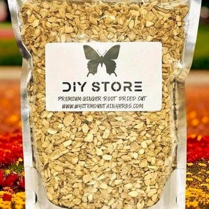Ginger Root, Wildcrafted Cut ~ Zingiber Officinale