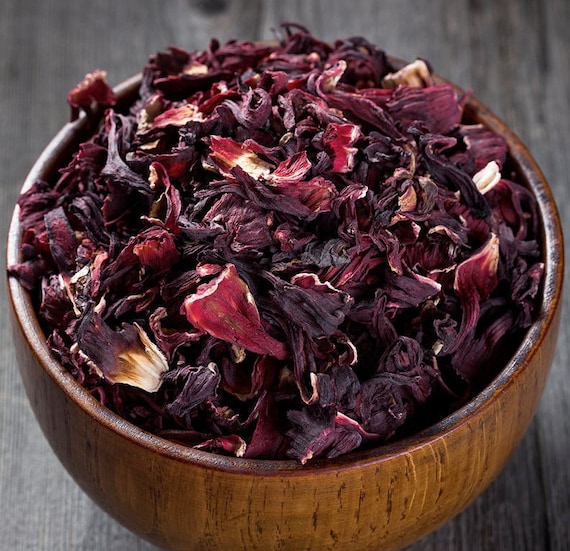 Hibiscus Flowers Organic Petals Tea Dried Cut Bulk Hibiscus Sabdariffa 