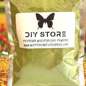 Polvo de pasto de trigo silvestre ~ Triticum aestivum