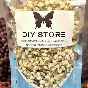 Organic Jasmine Flower, Dried Buds ~ Jasminum Officinale