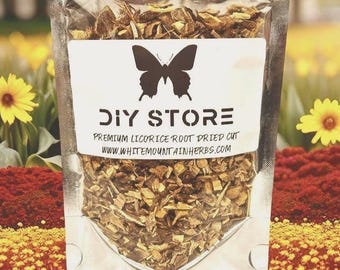 Licorice Root Wildcrafted Dried Cut/Strips/Powder ~ Glycyrrhiza Glabra